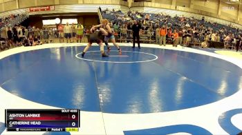 115 lbs Quarterfinal - Ashton Lambke, OH vs Catherine Head, KY