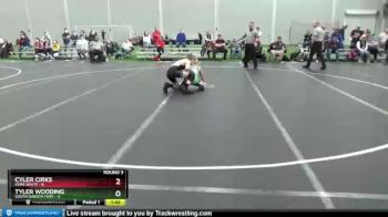 113 lbs Round 3 (8 Team) - Cyler Cirks, Iowa White vs Tyler Wooding, South Dakota Fury