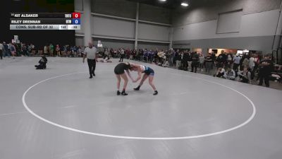 130 lbs Cons. Sub-rd Of 32 - Riley Drennan, Best Trained Wrestling vs Kit Alsaker, Team Nazar Training Center