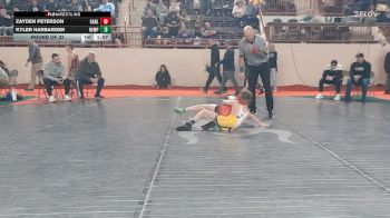 65_B lbs Round Of 32 - Zayden Peterson, Carlisle vs Kyler Harbarger, Hempfield Area