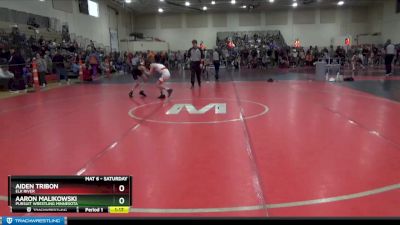 95 lbs Cons. Round 2 - Aiden Tribon, Elk River vs Aaron Malikowski, Pursuit Wrestling Minnesota