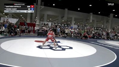 61 lbs Champ. Round 3 - Matthew Botello, X-Calibur Athletics Wrestling Club vs Deven Casey, Izzy Style Wrestling