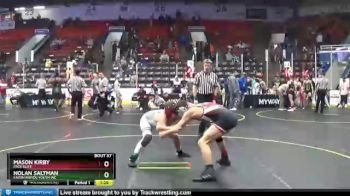 145 lbs 7th Place Match - Nolan Saltman, Eaton Rapids Youth WC vs Mason Kirby, Pack Elite