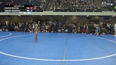 49 lbs Cons. Semis - Rodrick Waitkus, Team Tulsa Wrestling Club vs Timothy Wakefield, Young Guns