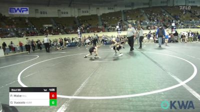 58 lbs 3rd Place - Parker Mabe, Hilldale Youth Wrestling Club vs Otto Vuocolo, Hurricane Wrestling Academy