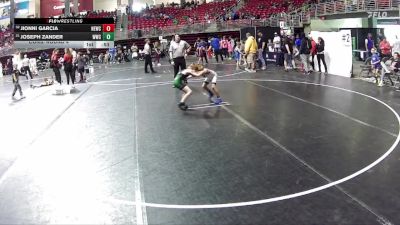 59 lbs Cons. Round 4 - Joseph Zander, Westside Wrestling Club vs Jionni Garcia, Nebraska Elite Wrestling Club