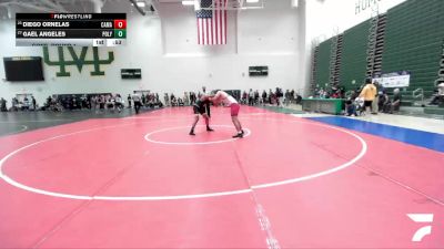 157 lbs Cons. Round 1 - Diego Ornelas, Santa Paula vs Gael Angeles, Poly/Long Beach