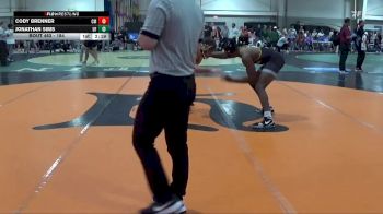 184 lbs Cons. Round 2 - Jonathan Sims, Unattached vs Cody Brenner, Central Michigan