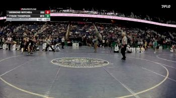 2A 175 lbs Champ. Round 1 - Desmond Mitchell, Southwest Onslow High School vs Tyson Thompson, West Stokes