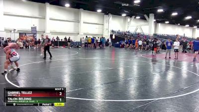 120 lbs Round 2 (8 Team) - Gabriel Tellez, Spec Ops vs Talon Belding, Nebraska Heroes (B Team)