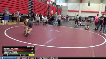 91+100 Round 1 - Serena Trujillo, Bison Takedown vs Adriana White, Weaver Youth Wrestling