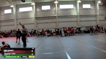 92 lbs Round 4 (8 Team) - Ben Kinney, OMP vs Teagan Luna, FORGE