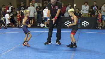 49 lbs Semis - Hunter Carlyle, Mat Demon Wrestling Club vs Rodrick Waitkus, Team Tulsa Wrestling Club