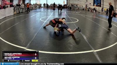 92 lbs Rd# 4- 12:45pm Friday - Bryher Horton, Iowa Ladies vs Natalie Lippstreu, Lady Reapers