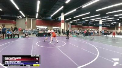 285 lbs Semifinal - Rade Ostrander, Spartan Mat Club vs Kade Crawford, All American Wrestling Club