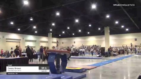 Casey Brown - Vault, East Bay Gym #717 - 2021 USA Gymnastics Development Program National Championships