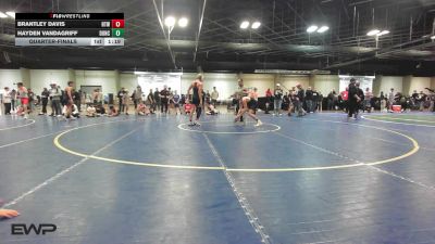 126 lbs Quarterfinal - Brantley Davis, Herrin Tiger Wrestling vs Hayden Vandagriff, Duncan Demon Wrestling