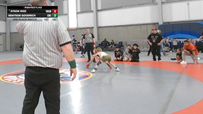67 lbs 3rd Place Match - Ayson Ruiz, Victory Wrestling-Central WA vs Grayson Goodrich, Chinook Wrestling Club