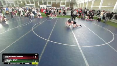 138 lbs Cons. Round 2 - Madden Gray, Skyridge vs Justin Christensen, Uintah