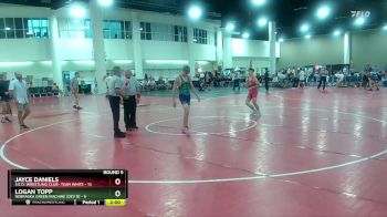 132 lbs Round 5 (6 Team) - Logan Topp, Nebraska Green Machine (Dev B) vs Jayce Daniels, S.E.O. Wrestling Club- Team White