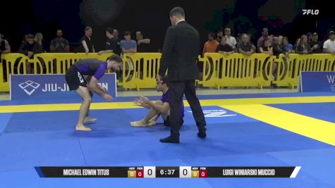 Luigi Winiarski Muccio vs Michael Edwin Titus 2025 Pan IBJJF Jiu-Jitsu No-Gi Championship