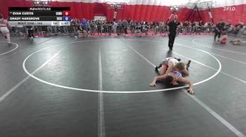 144 lbs Cons. Round 4 - Evan Curtis, Cuba City Wrestling Club vs Grady Hargrove, Team Nazar Training Center
