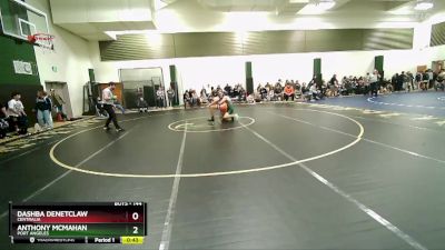 144 lbs Cons. Round 2 - Dashba Denetclaw, Centralia vs Anthony McMahan, Port Angeles