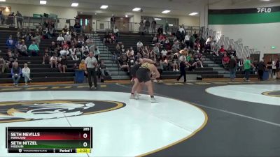 285 lbs 1st Place Match - Seth Nevills, Maryland vs Seth Nitzel, Missouri