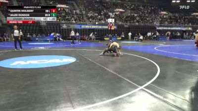 125 lbs Champ. Round 2 - Quintin Wolbert, Wis.-La Crosse vs Jalen Dunson, Wis.-Whitewater