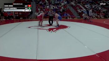 285 lbs Round 3 (4 Team) - Zane Jones, Hewitt-Trussville vs Caleb Campbell, Arab