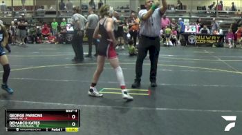 110 lbs Round 4 (6 Team) - George Parsons, Lowell WC vs Demarco Kates, Team Gotcha Black