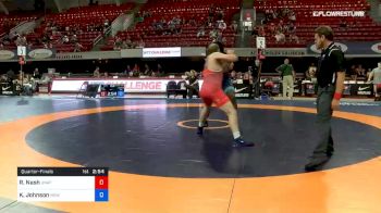 97 lbs Quarterfinal - Roy Nash, Unattached vs Khymba Johnson, New York Athletic Club