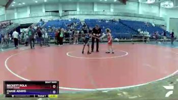 53 lbs Round 1 - Beckett Pola, MOUNT HOREB vs Chase Adams, MI