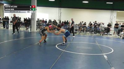 165 lbs Round Of 32 - Justin Ryland, DE vs Lucas Boe, FL