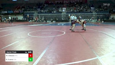 174 lbs Quarterfinal - Mason Alessio, Central Michigan vs Brody Evans, Edinboro