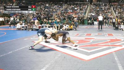 5A 132 lbs Semifinal - Omar Rushing, Western Alamance vs James Stephens, West Rowan High School