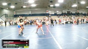 135 lbs Cons. Round 3 - Jaxon Workman, Michigan Grappler Training Cen vs Chase Creque, Ground Zero