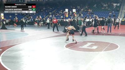 107 lbs Quarterfinal - Oliver Greer, Keene vs Yailianys Martinez, Putnam