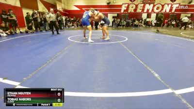 144 lbs Cons. Round 4 - Tobias Nabors, Clovis vs Ethan Nguyen, Milpitas