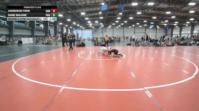 92 lbs Round 5 (4pm Saturday) - Dane Malone, PA USA vs Anderson Park, Cali Red