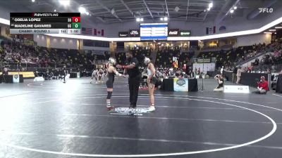 103 lbs Champ. Round 1 - Odelia Lopez, Schreiner University vs Madeline Gavares, Ursinus