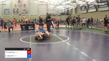 65 kg Consi Of 32 #2 - Braden Anderson, J4wrestling vs Evan Bennett, The Wrestling Factory Of Cleveland