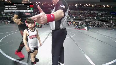 53 lbs Consi Of 16 #2 - Julian Curcio, Spazz Wrestling vs Max Drabkoski, Upper Township