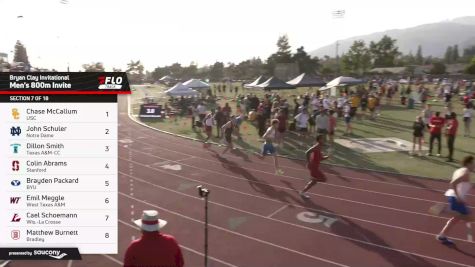Men's 800m Invite, Prelims 7