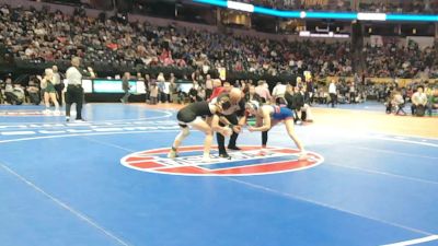 105 Class 1 lbs 3rd Place Match - Aleah Conard, El Dorado Springs vs Nico Brooks, Hillsboro