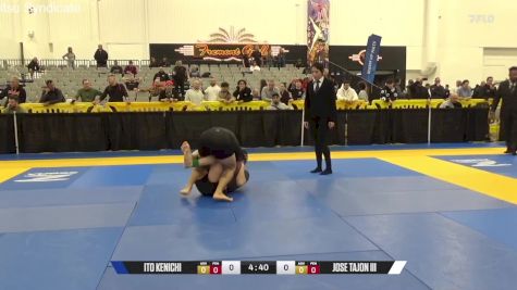 Jose Tajon III vs Ito Kenichi 2024 World IBJJF Jiu-Jitsu No-Gi Championship