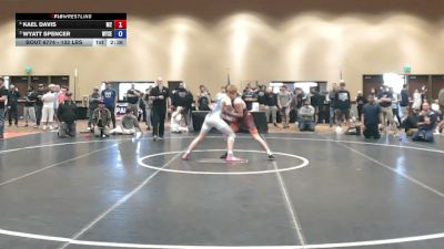 132 lbs Cons. Semis - Kael Davis, M2 vs Wyatt Spencer, Wyoming Seminary