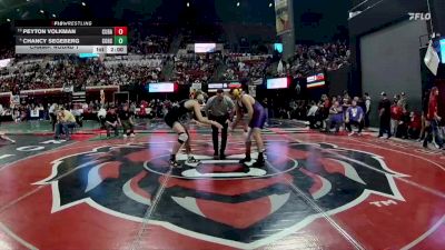 Champ. Round 1 - Peyton Volkman, Cut Bank vs Chancy Segeberg, Columbus High School