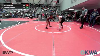 110 lbs 5th Place - M'Kai Brown, Pitbull Wrestling Academy vs Griffin Elswick, Collinsville Cardinal Youth Wrestling