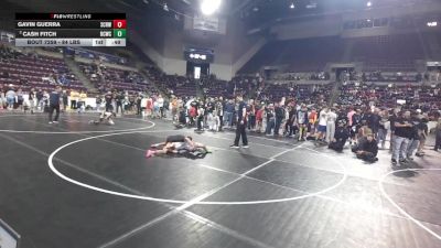 84 lbs Cons. Sub-semis - Gavin Guerra, Steel City Reloaded Wrestling Club vs Cash Fitch, Bear Cave Wrestling Club